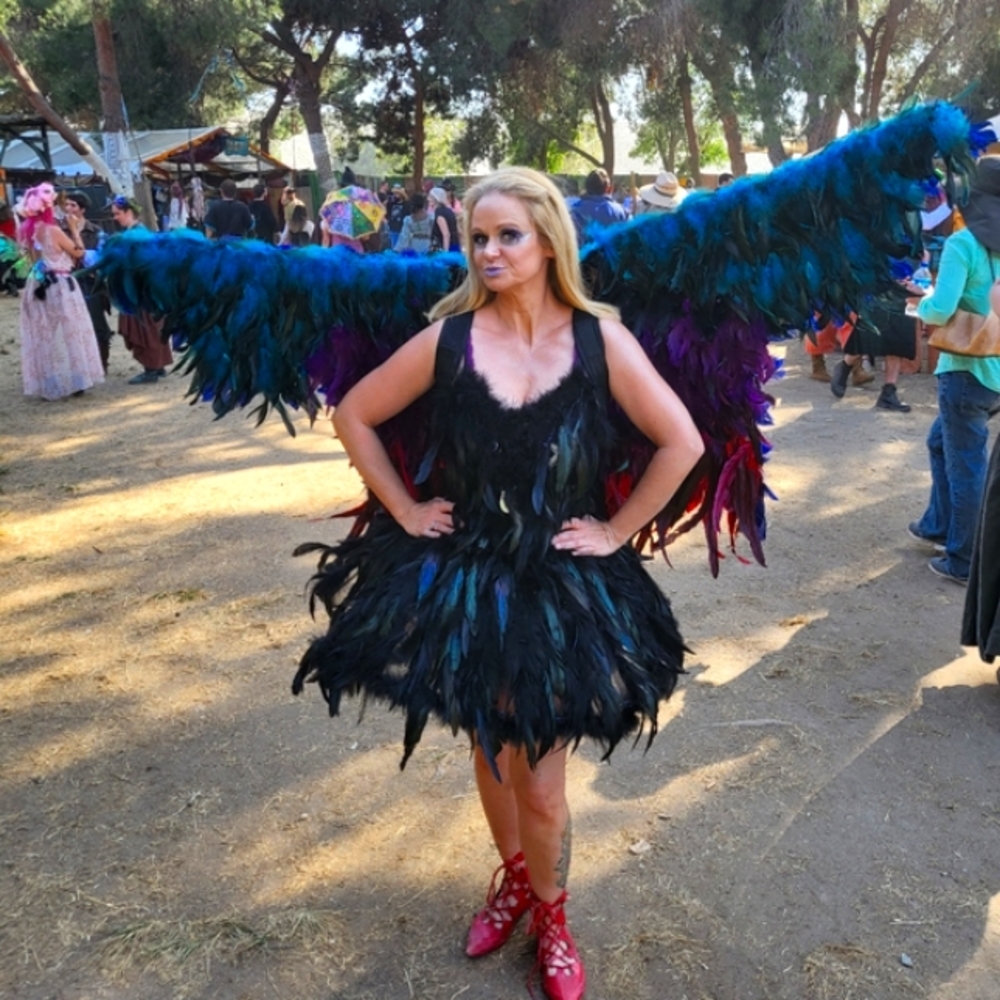 Handmade Fairy Feather COSTUME no wings - Picture 4 of 7